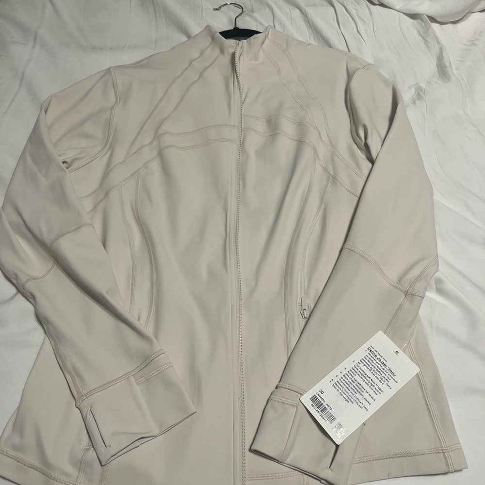 lululemon athletica Light Beige Full-Zip Jacket